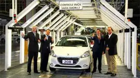 Lanzamiento Industrial del Peugeot 208 en Brasil