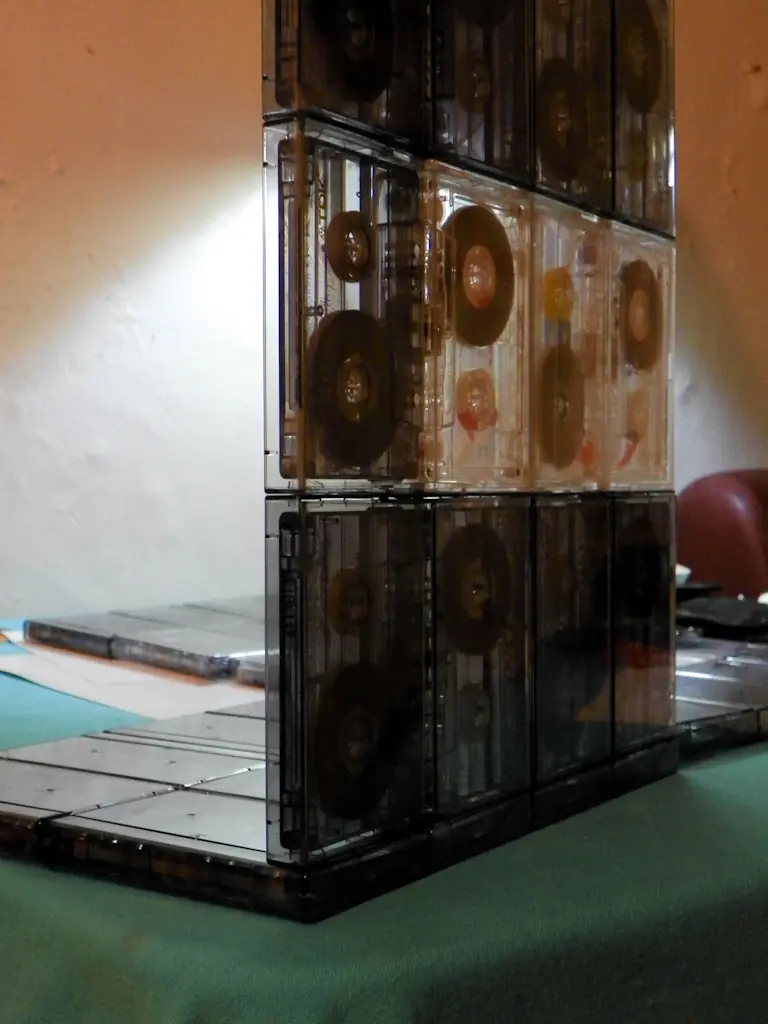 lampara de cassettes
