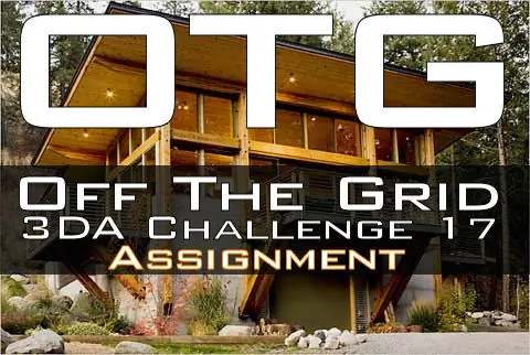 Concurso 3D - Modelar una casa Ecológica