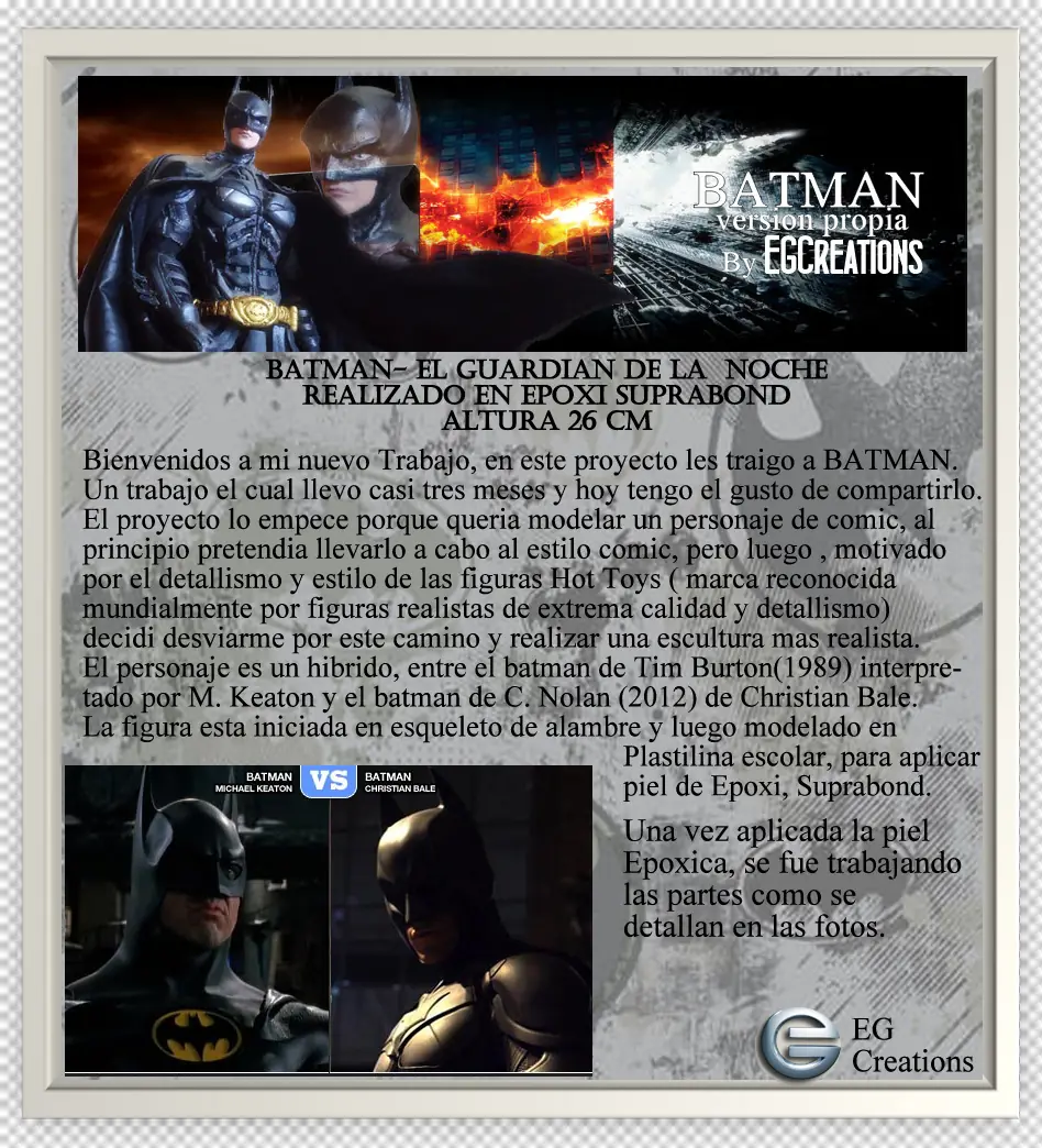 Me hice un Batman y lo comparto!