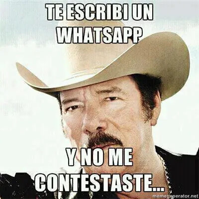 Te escribi un whatsapp y no me contestaste