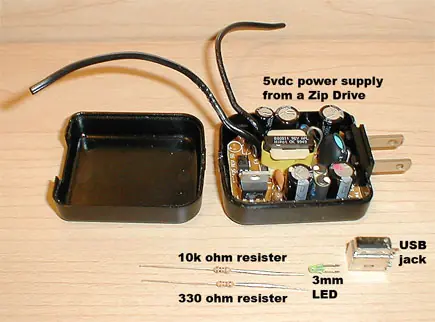 cargador usb casero