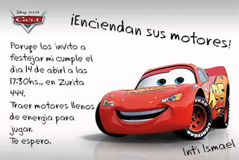 ideas para una fiesta de cumpleaños Cars!
