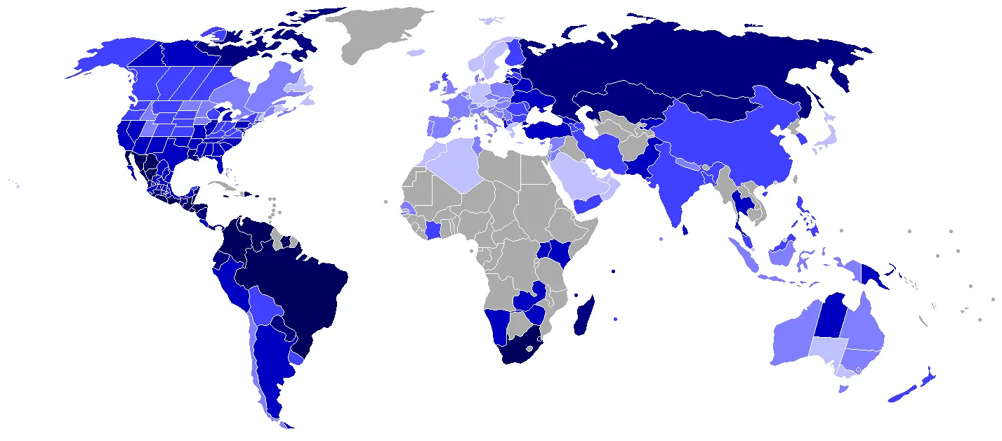 Indice de Criminalidad por países- Los números hablan mej