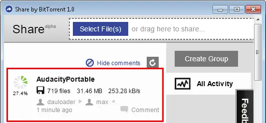 Comparte hasta 1 terabyte... ¡gratis! durante 30 días.