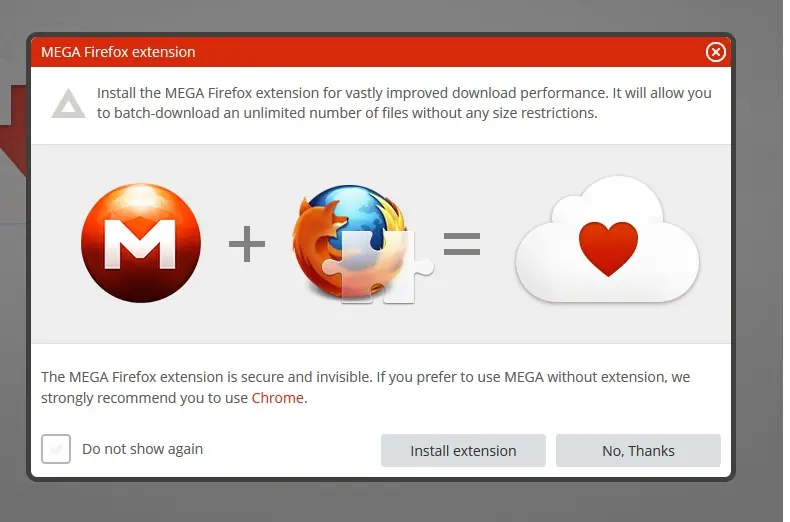 MEGA se "amiga" con Firefox