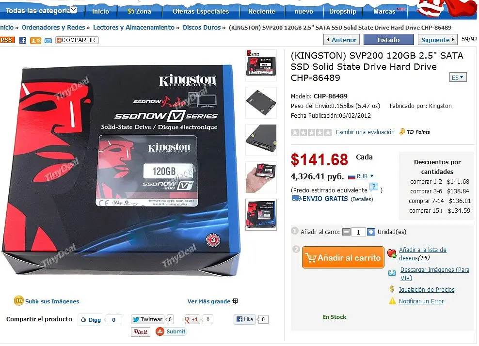 mi primer compra desde china