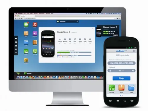 AirDroid: control y acceso remoto a tu Android víaWiFi (PC)