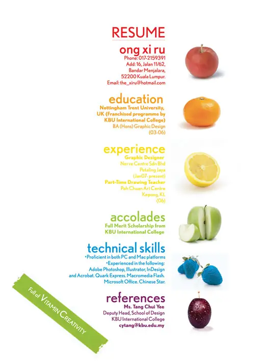 40 Curriculums Novedosos, entra!