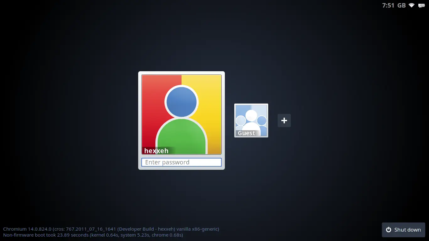 chrome OS) el sistema operativo de google