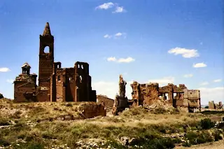 Belchite, Un Pueblo Fantasma destruido en la Guerra Civil