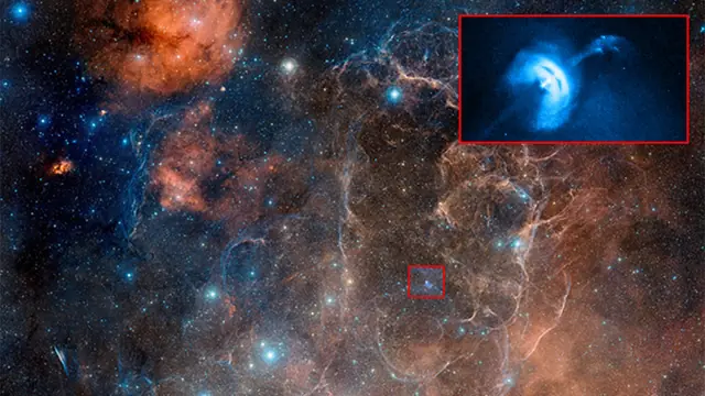 la nasa descubre el primer pulsar de la vía láctea