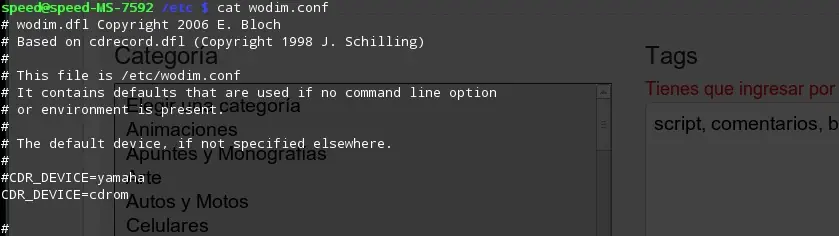 Limpiador de comentarios en scripts