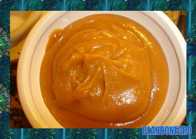 Dulce de leche/batata (mixto) en microondas