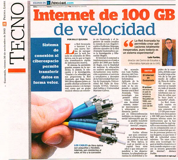 El internet mas rapido del mundo (para vos) 100gb