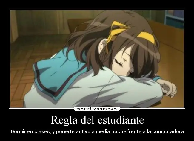 Clásicas normas de los estudiantes...