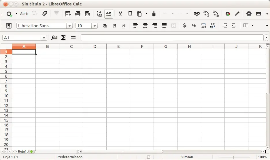 Iconos para libre office