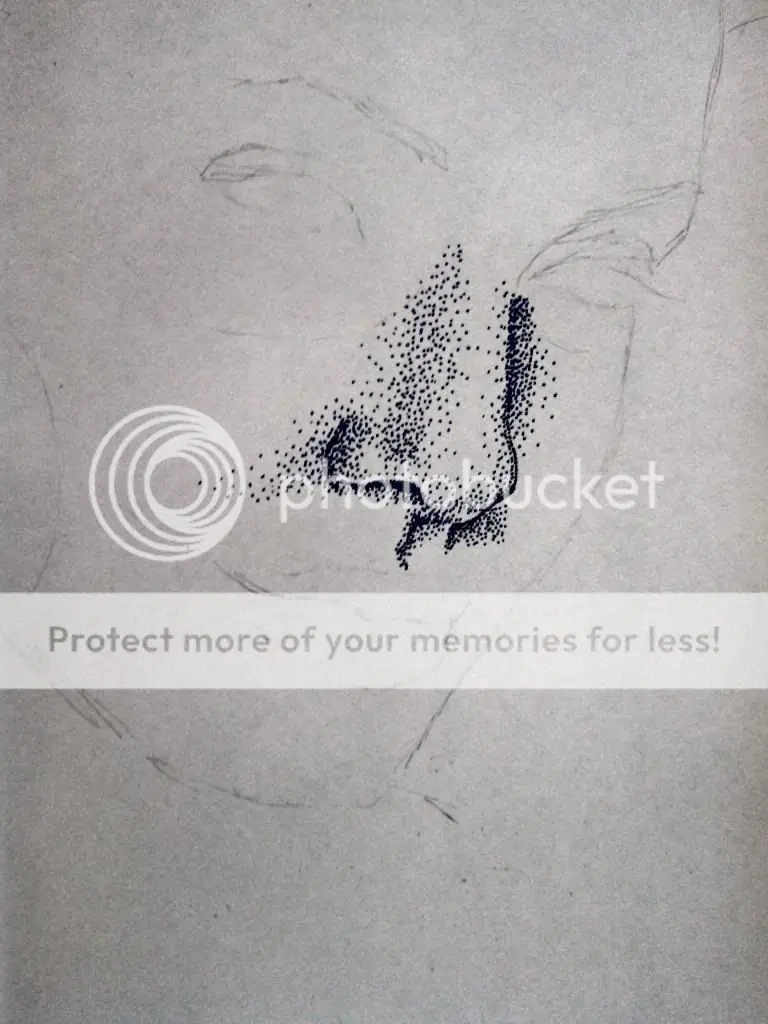 angelina jolie retrato hecho con puntos