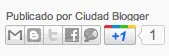 Añadir el botón +1 de Google en Blog