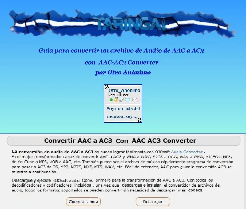 Como convertir audio (.AAC) a (.AC3) con AAC-AC3 converter