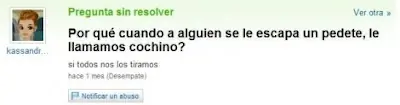 Lo + Insolito del Yahoo Respuestas