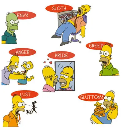 7 Virtudes vs. 7 Pecados capitales