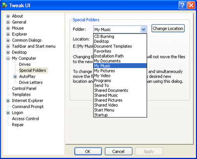 Windows 7: Ubicacion carpeta Escritorio y Documentos