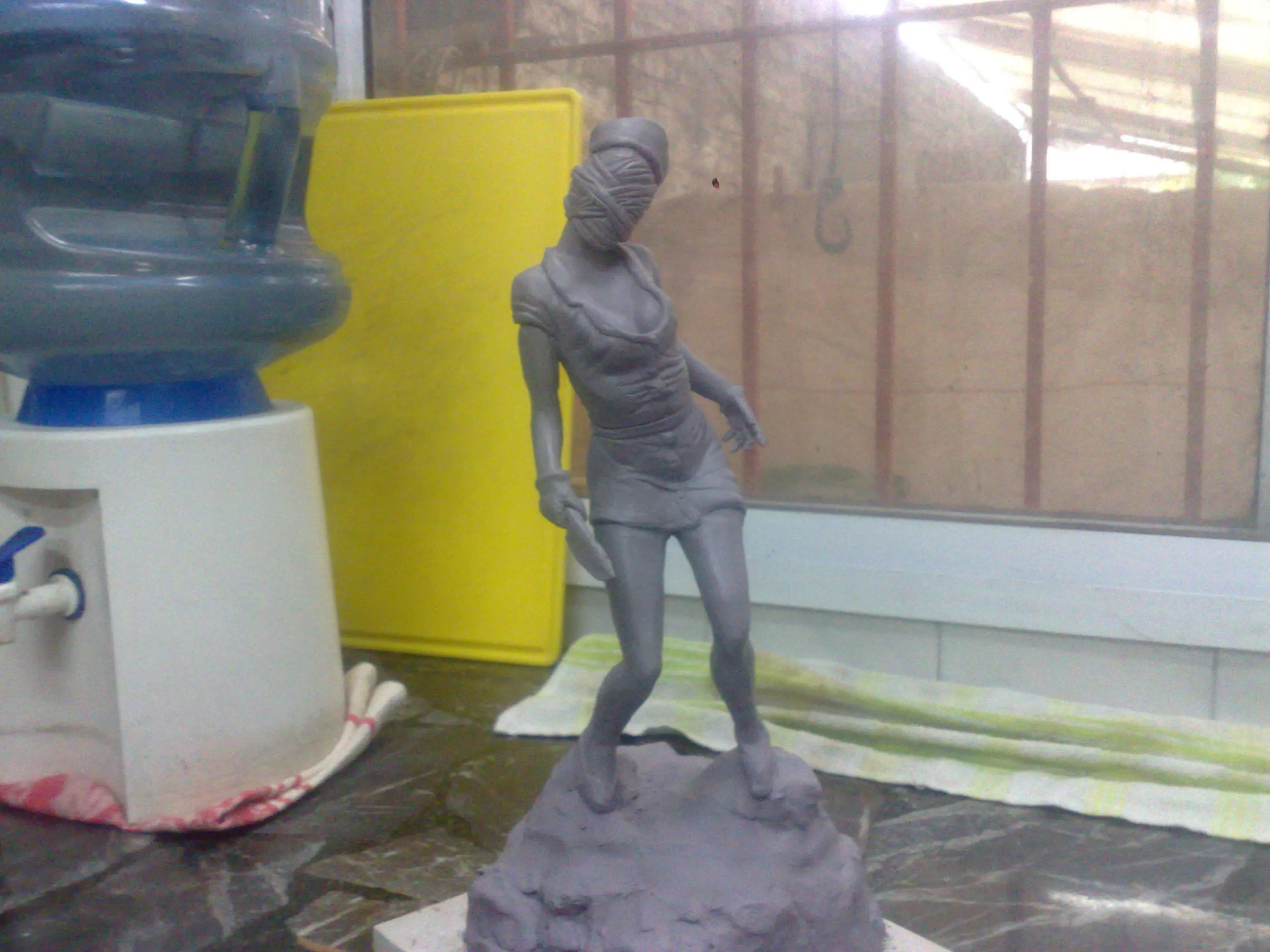 Enfermera silent hill (escultura propia)