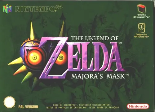 la leyenda de Majora's mask