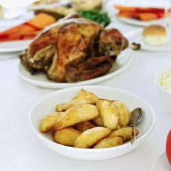 Papas al horno crocantes