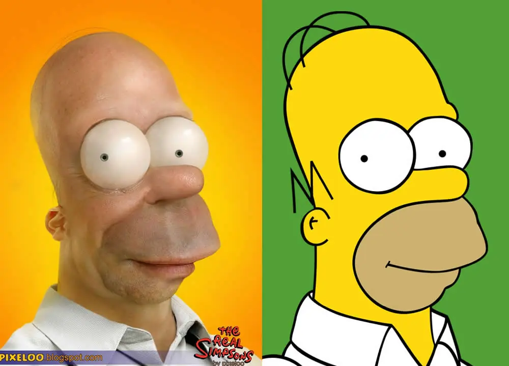 Los Simpson reales...impresion!