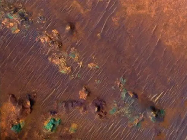 Rocas de Marte podrían contener restos de vida