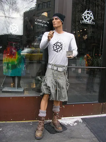 Pollera para hombre...¿moda?