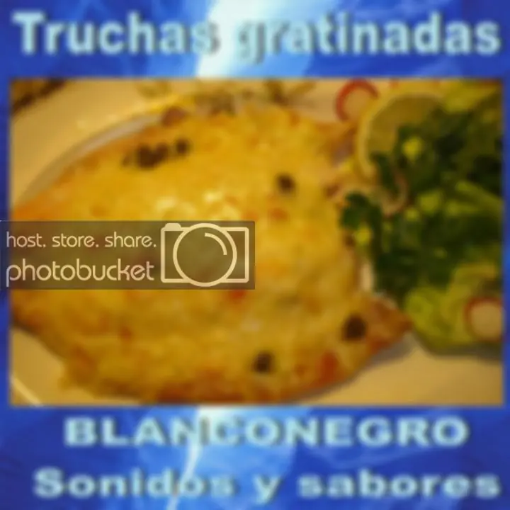 Truchas gratinadas (cocina para 2 en 20')