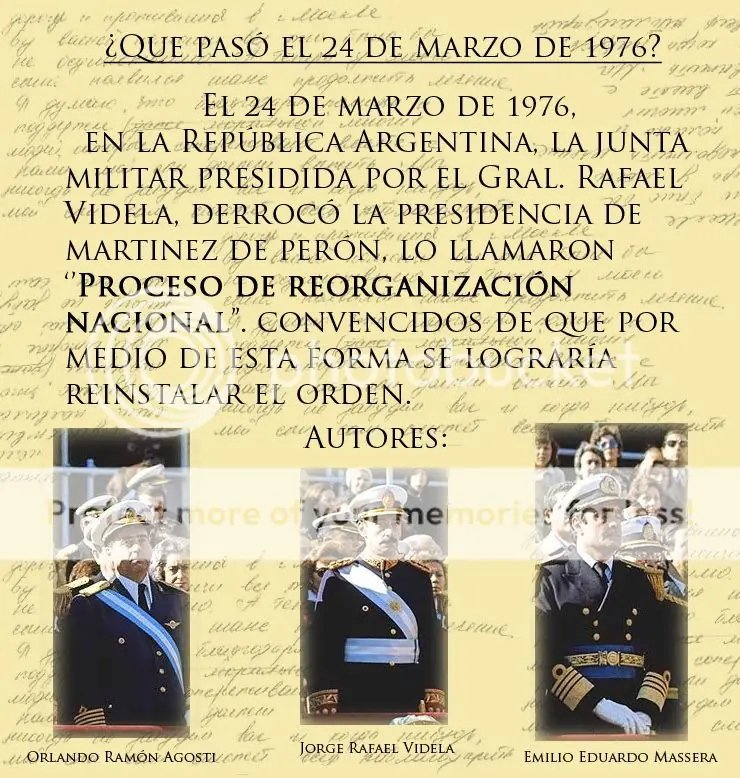 ¿Qué pasó el 24 de Marzo de 1976?