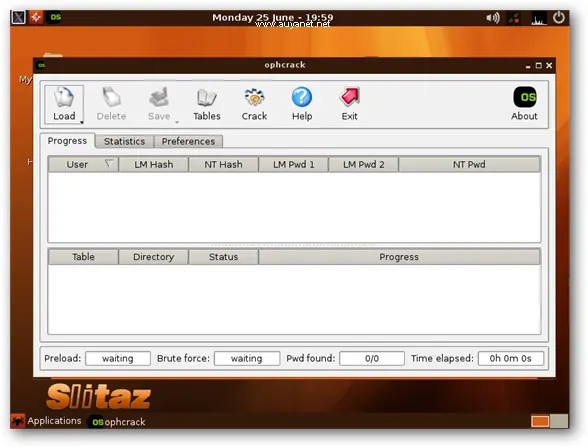 Revelar contraseñas de inicio de Windows 7 usando Ophcrack