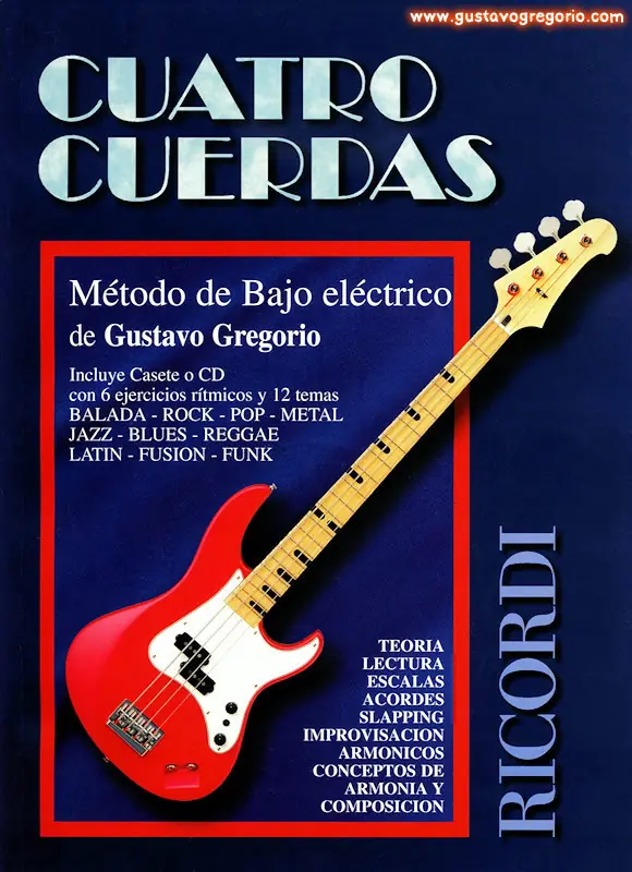 Cuatro Cuerdas - Método de bajo Eléctrico (cd+libro) - MoL
