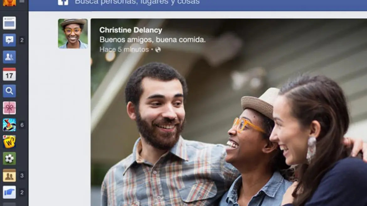 Facebook presentó New diseño y ahora se parece más a Goog
