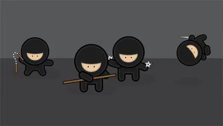 ninjas..... estan en todas partes!!