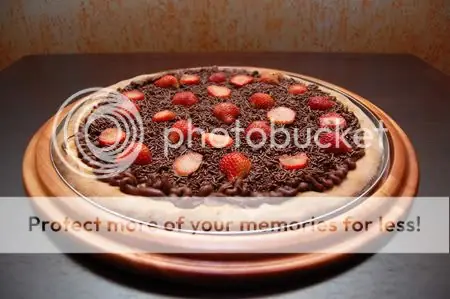 Pizza de chocolate. Especial para niños.