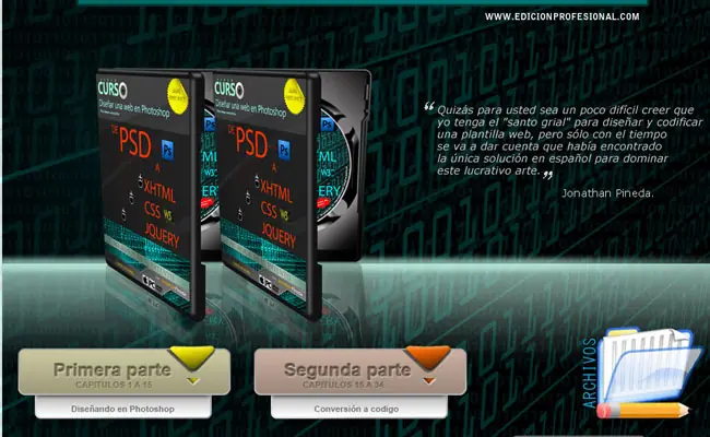 Tutoriales de photoshop a -xhtml-css-