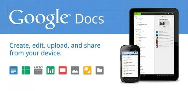 Android, nueva versión de Google Docs