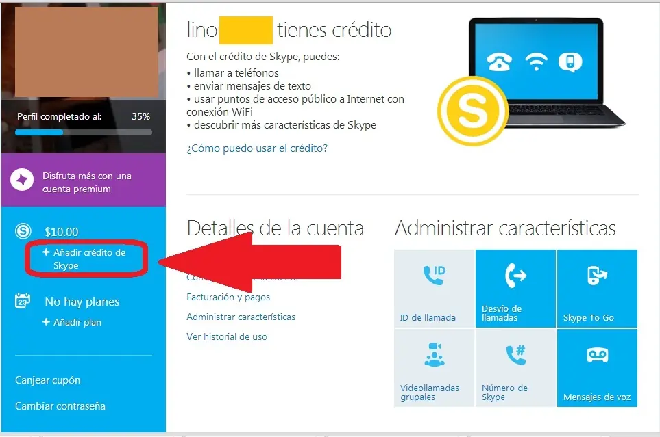Te Cuento Como cargar credito Skype sin tarjeta