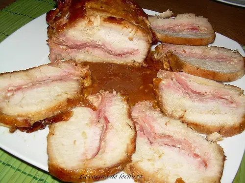 Lomo relleno al horno
