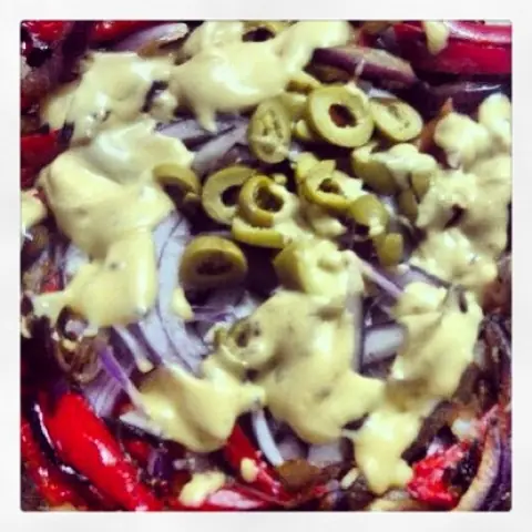 Ensalada de Morrones Asados y Cebolla Morada