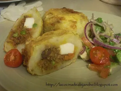 Papas Rellenas...