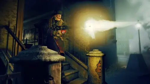 Estoy jugando Sniper elite Nazi Zombie Army!