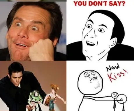 Jim Carrey el cara de meme
