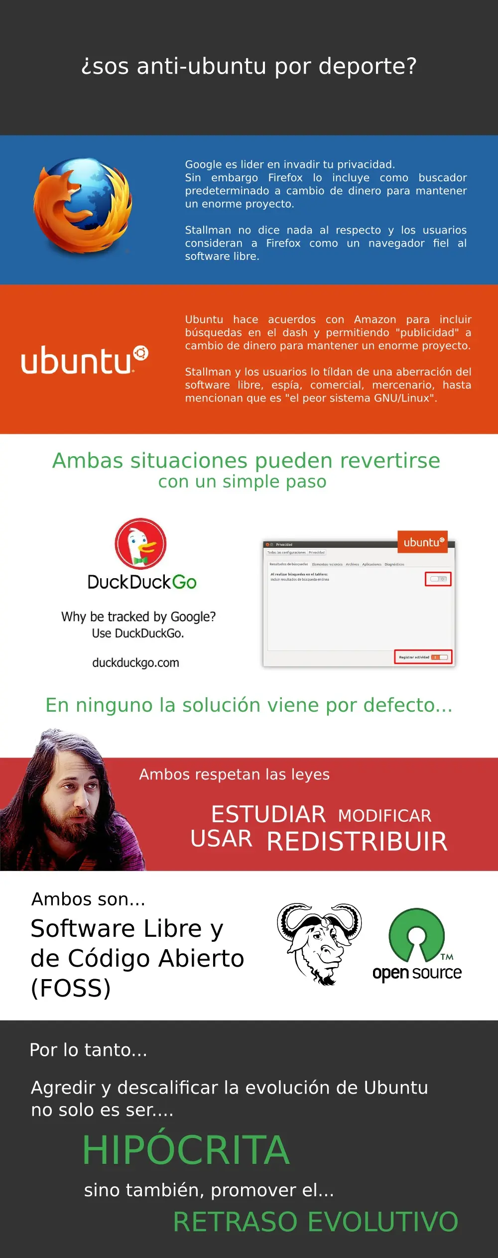 La hipocresía de muchos [invito a reflexionar y/o bardear]