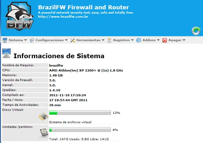Distro gnu/linux (firewall + router)